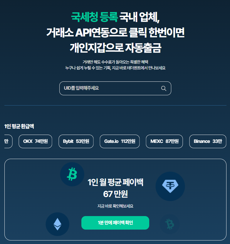 Dip__Sniper's tweet photo. 테더원트에서만 볼 수 있는 거래소 이벤트!
매일 빠르게 거래소 이벤트 참여 방법과 내용을 볼 수 있습니다
1. 모든 거래소 한달간 80%페이백
2. 자동출금 시스템
3. 24시간 고객센터 운영
 테더원트 검색하고 낭비하고 있던 수수료 받아가세요
#바이낸스 #비트겟 #바이비트 #OKX https://t.co/uraRjOgJHm