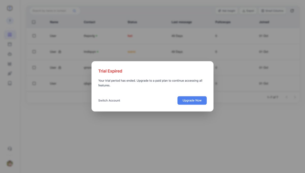AkshatA77177699's tweet image. Integrating the subscription model paywall into our @tailortalk_ai  dashboard. 

💡 Design Psychology: used a light background blur (not a full hide) to visually remind users of the data they&apos;re missing. Pure FOMO engineering.

#FrontendEngineering  #SubscriptionModel #UIUXDesign
