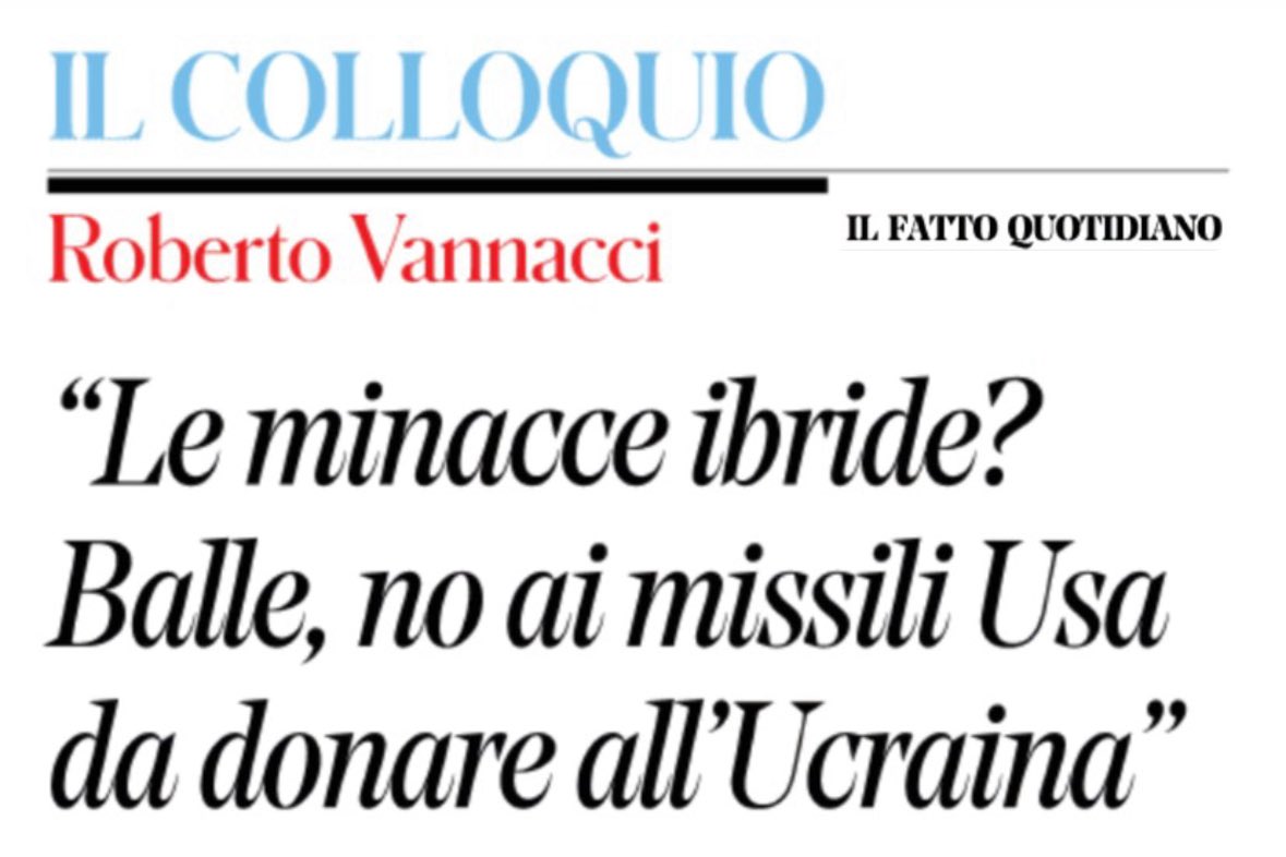 Secondo il generale Vannacci le minacce ibride della Russia sono «balle». 

Non come le analisi che lui faceva da addetto militare dell’ambasciata d’Italia a Mosca, nel febbraio 2022. Escludendo prima «un conflitto di vaste proporzioni», per poi dire che i russi sarebbero entrati