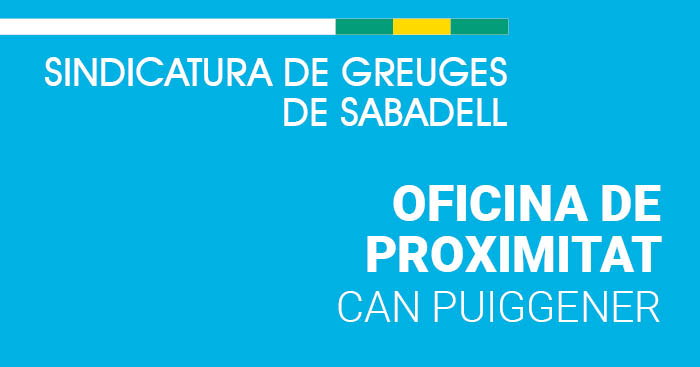 ⚠️ Aquesta tarda obrim les oficines de proximitat de Can Deu i Can Puiggener. 

📍Seu de l'<a href="/avcandeusbd2022/">@AvcandeuSbd2022</a> al Centre Cívic Dr. Josep M. Plans (c. Portal de la Floresta 20) 
🕤 De 15:45 a 16:45h

📍Associació de Veïns de Can Puiggener (passatge Marco Polo, 10)
🕔 De 17 a 18h
