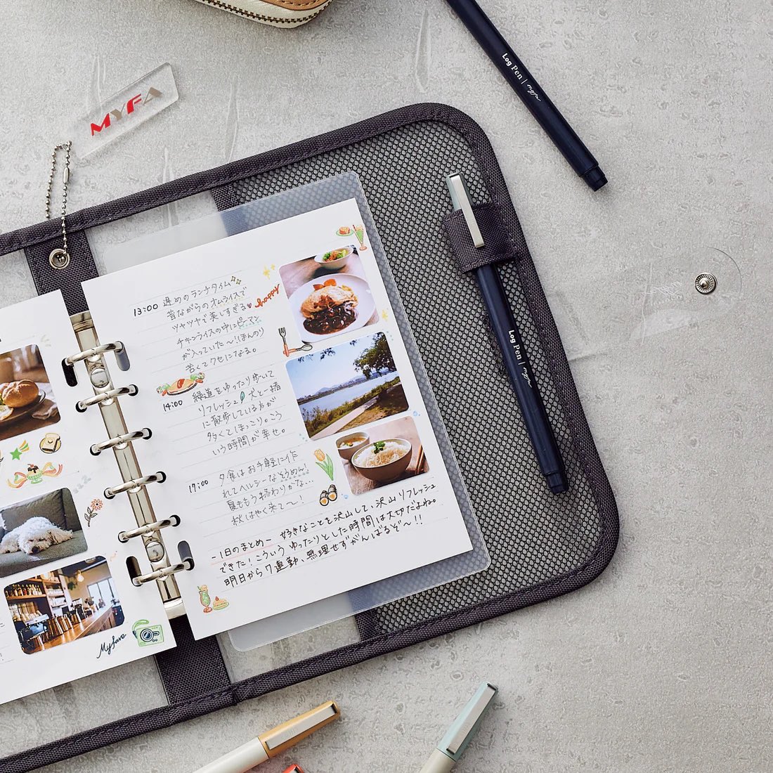 LIHITLAB's tweet image. ライフログ用におすすめのミニ6穴バインダー。
クリアタイプのバインダーなので、お気に入りの表紙をセットできます！
オリジナル手帳作りにぜひ😉👌
lihit-lab.com/products/catal…

#手帳タイム