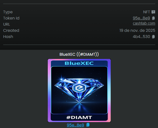 New NFT collection.

BlueXEC (#DIAMT)

95e0c75d21cc9b82b70c38b785493e43a5acc57ba9ccf8f4aa124e3b35b5f8e9