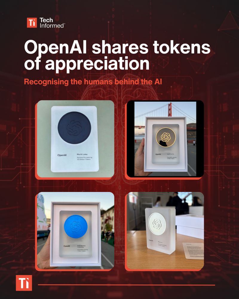 TechInformed's tweet image. OpenAI’s Token of Appreciation isn’t about money - it’s a mindset shift.

For the first time, an AI giant is openly recognising that humans, not models, drive innovation.

Is this the start of AI treating users as contributors, not consumers?

@OpenAI #openai #ChatGPT #humanity