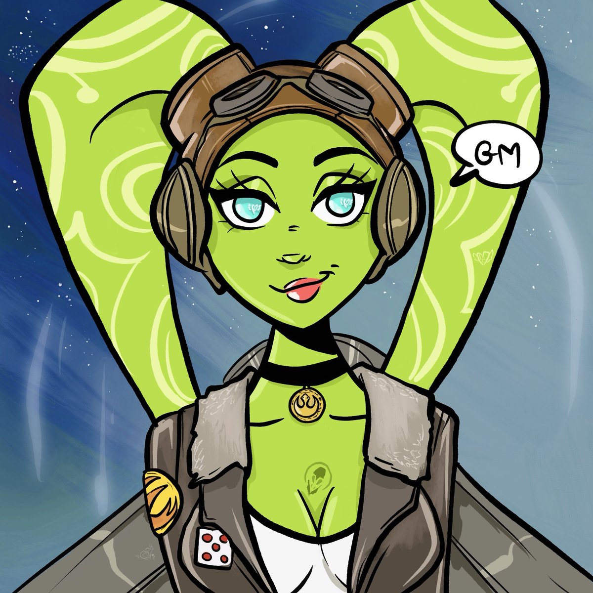 MetaVixensNFT's tweet image. GM from the latest Custom Vixen in the collection, created with love for @14EmDubYa 💚

Fun fact: she also marks a 60th Custom milestone!!! 🎉