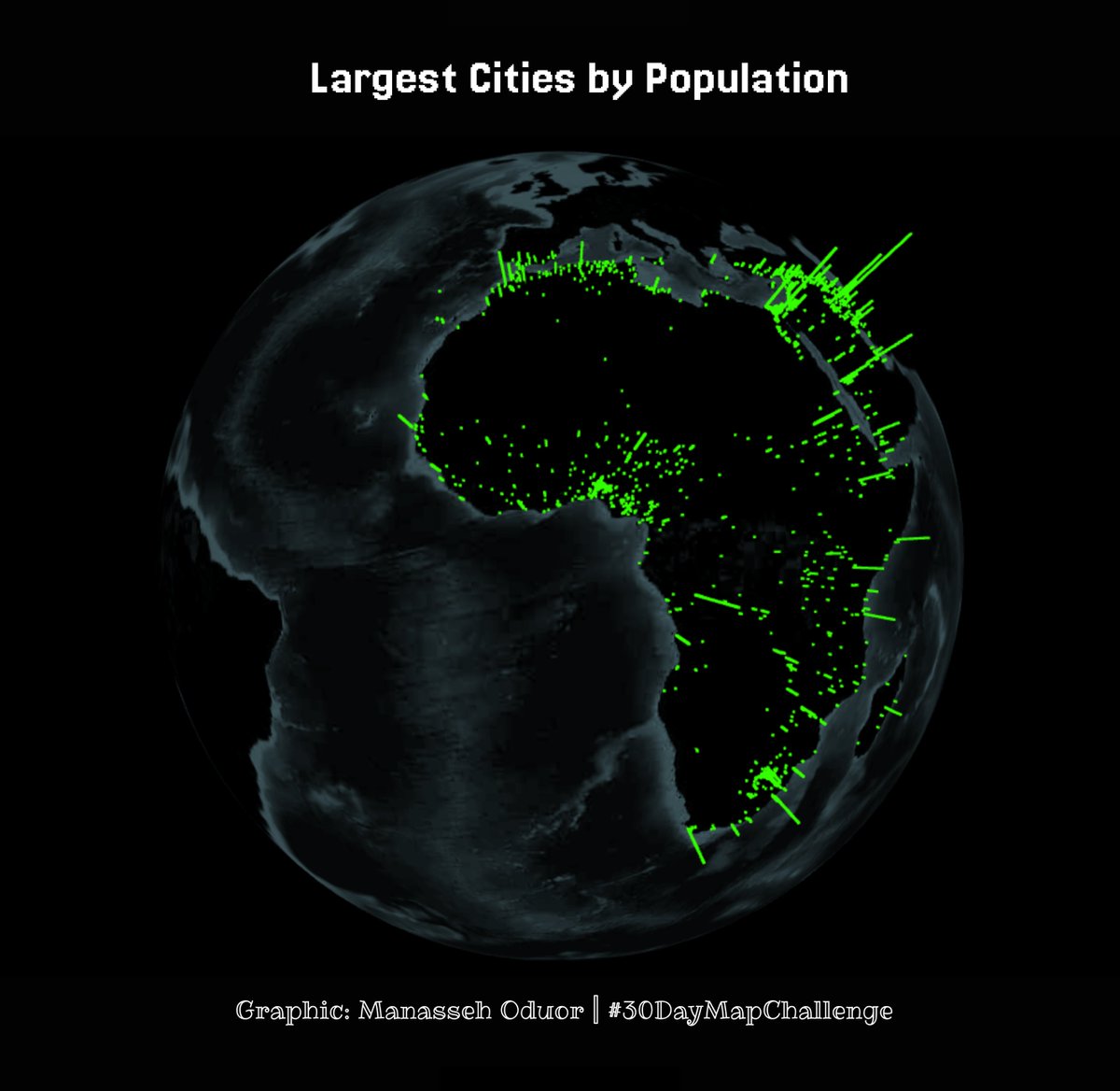 Manasseh_6's tweet image. Day 17 of #30DayMapChallenge ~ A new tool.  

threejs library.  

#rstats #dataviz #gis #map #spatial #world