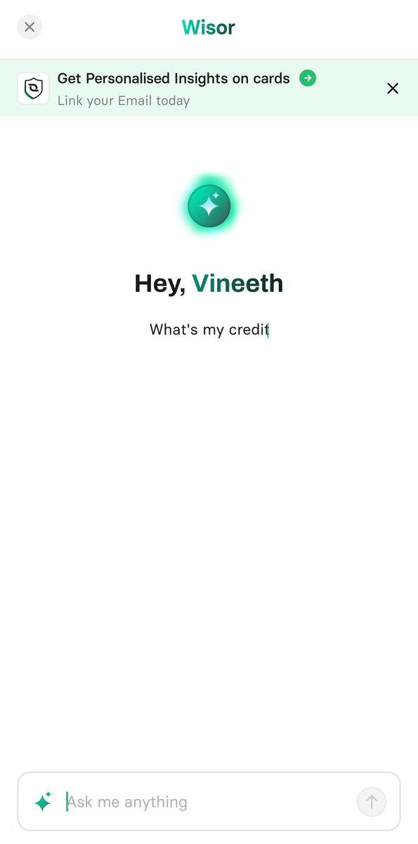DealsDhamaka's tweet photo. Just tried the new Wisor AI chatbot by @Cheq_one, and I’m impressed - AI is here in credit card space 🚀 ✅

Got Credit card questions ⁉️ 
Ask it something like:

“Best card for direct forex spends?”

“Which card gives the highest rewards on insurance payments?”

…and it gives no-nonsense recommendations for basic users. Of course, ccgeeks & pros have better knowledge to find more value

It’s simple, quick, and actually useful. It feels like the first step towards an early “credit advisor” for India, where you can take the research and guesswork out of credit cards

You just ask, and it answers. 👍