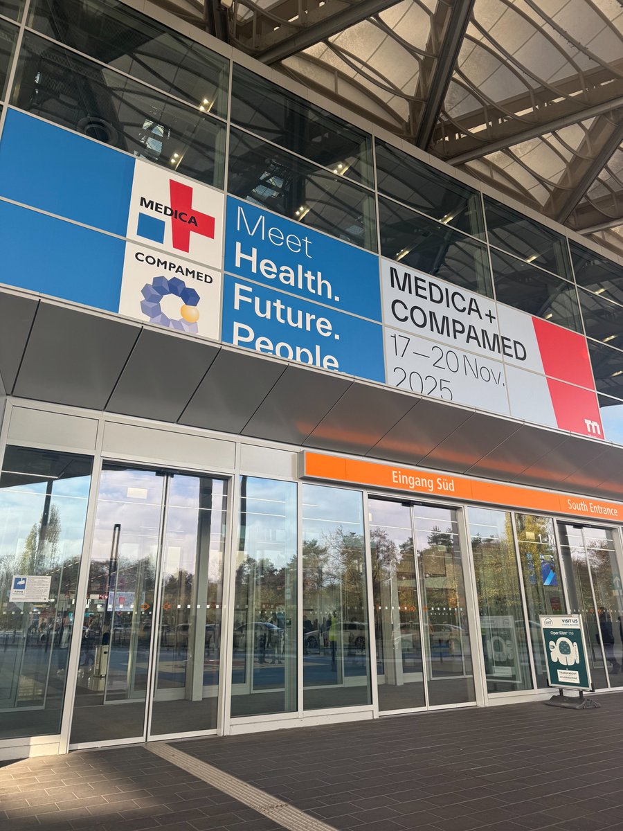 ImspexD's tweet photo. Day 2 at #MEDICA highlighted the pace of change across diagnostics and industry. Good discussion with @MediWales on Imspex's priorities. The Welsh stand was a great base to regroup and refocus. Day 3 now underway. @tradeandinvestwales https://t.co/Hj2RF67DKZ