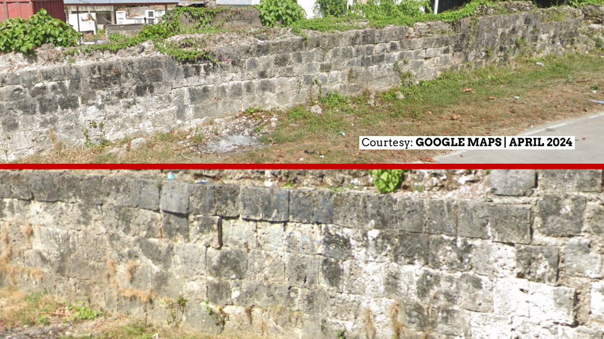 urbexph's tweet image. The STONEWORK of BACLAYON OLD CEMETERY PERIMETER FENCE.

#heritage #sementeryo #oldcemetery #BaclayonBohol