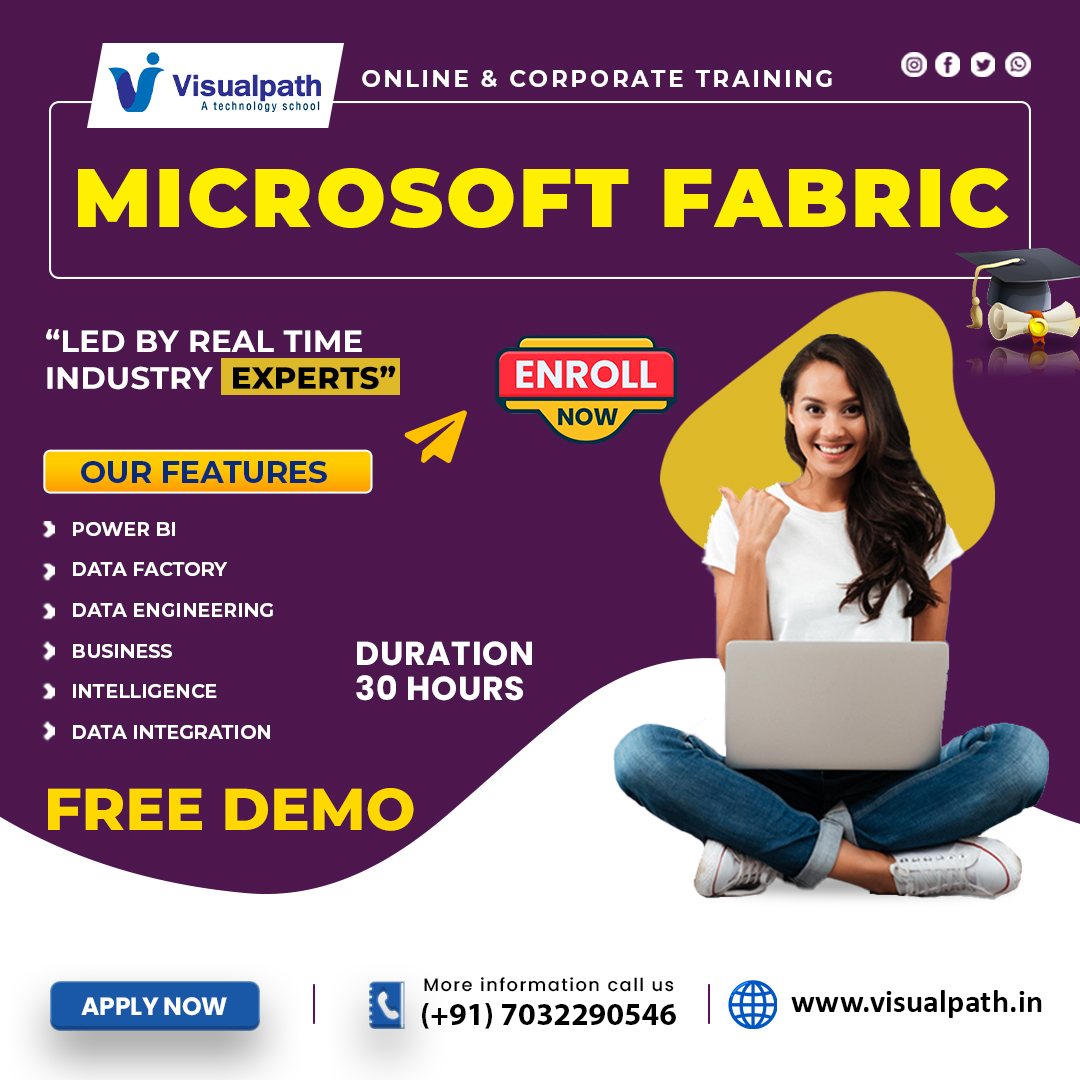 krishnaa127's tweet image. 🔥 Ready for the next big step in Data Engineering?
Join #Visualpath #Microsoft Fabric Training and learn how to build modern, end-to-end data solutions.
🎓 Free Demo Available
📞 Call/WhatsApp: +91 7032290546
🌐 Visit: visualpath.in/online-microso…

@VisualpathPro