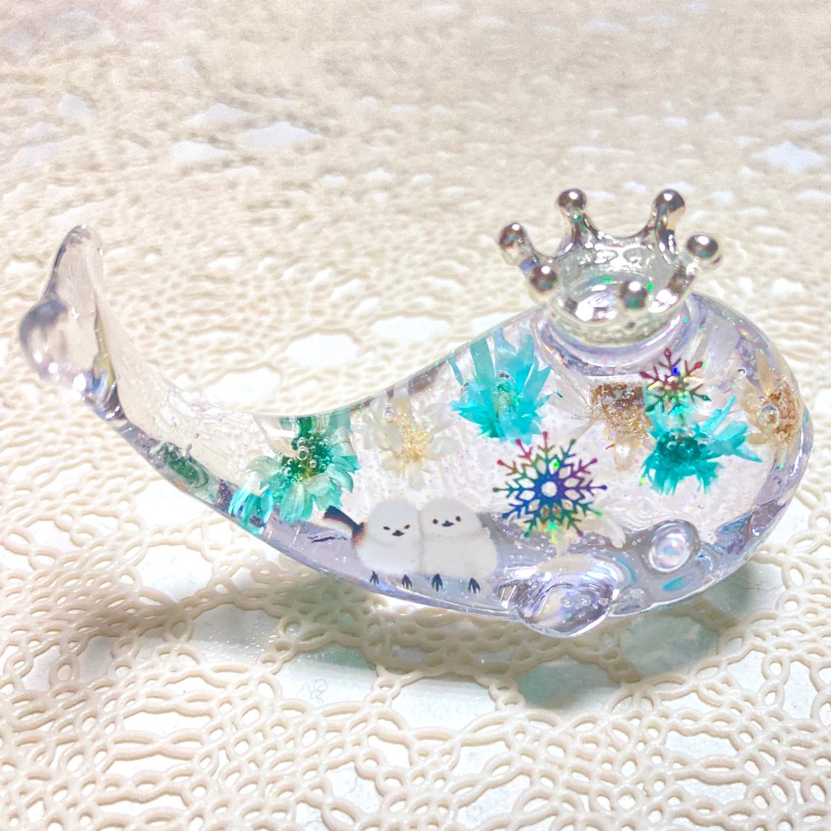 シマエナガちゃん🕊️ 色んなシリーズ作り中です✨✨ 並べるひな壇が