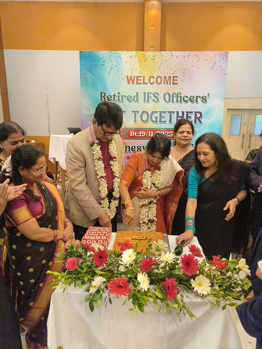 Thank you so much, for making this DAY, so special for me.. #Retd IFS officer club, Odisha