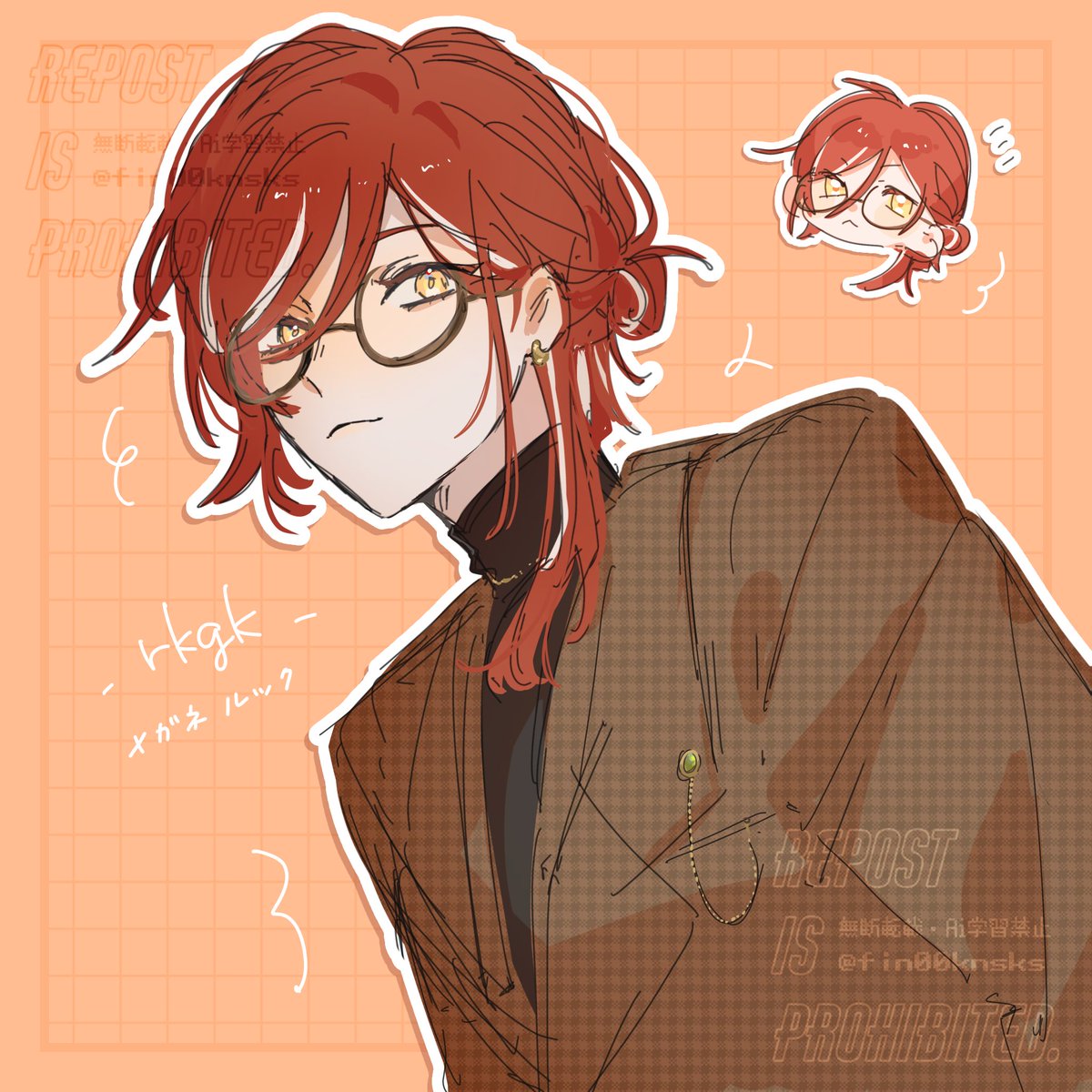 fin00knsks's tweet image. ラクガキ👓