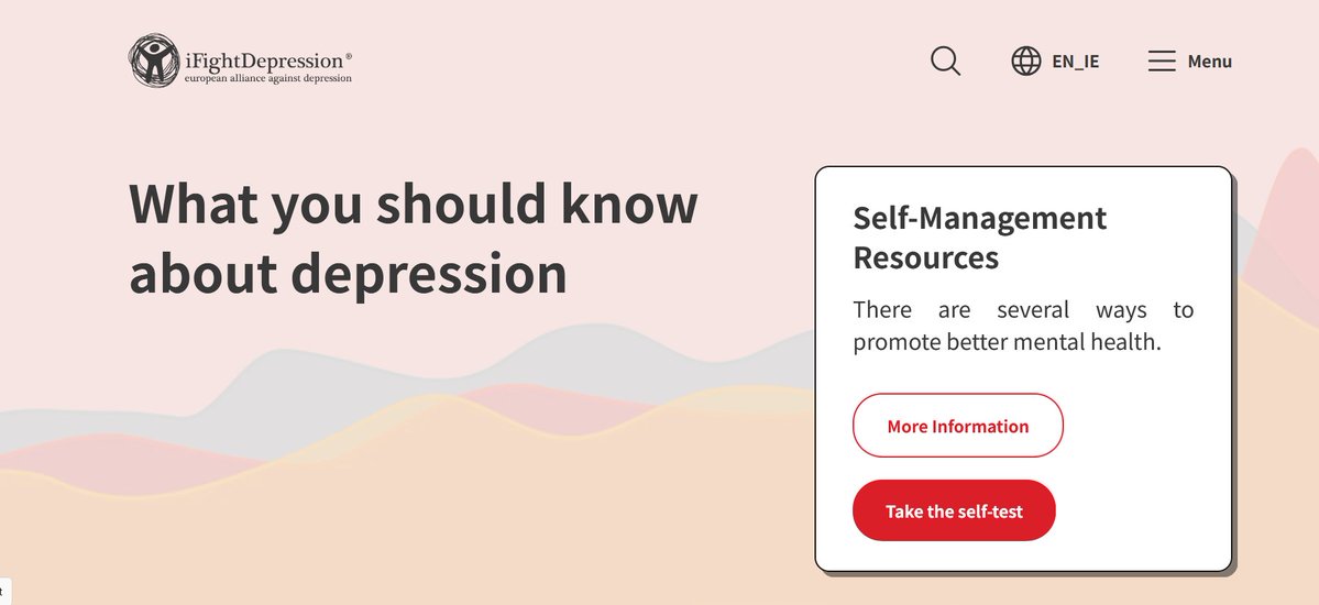 EAAD_Research's tweet image. Relaunch completed! 🚀 

We are pleased to announce that the improved EAAD Depression Info Website (ifightdepression.com) is up and running. It offers useful information about depression, including a depression #selftest.

➡️ You can access it here: lnkd.in/eyJr3KKJ
