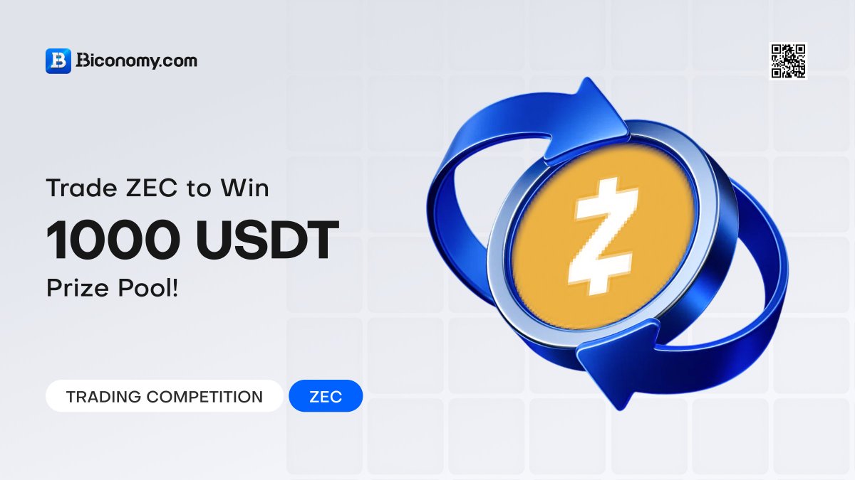 🚀 #ZEC Trading Competition: Trade $ZEC to Win 1000 USDT Prize Pool! 🚀

Dear Biconomy.com Users,

The <a href="/ElectricCoinCo/">Electric Coin Co.</a> Trading Competition is Live now! To give back to our global community, we are excited to announce the ZEC Trading Competition with a total prize pool