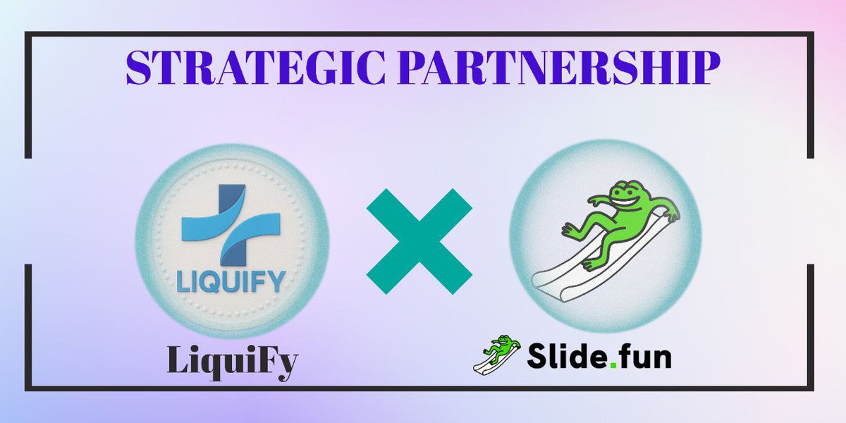 LiquifyDao's tweet image. ⚡️We’re excited to announce a strategic partnership with @SlideFunBot
💧 Slide.fun is a gamified Telegram mini-app designed for discovering, trading, and launching memecoins with a swipe-based interface.
💪 Let’s grow, earn, and build the future