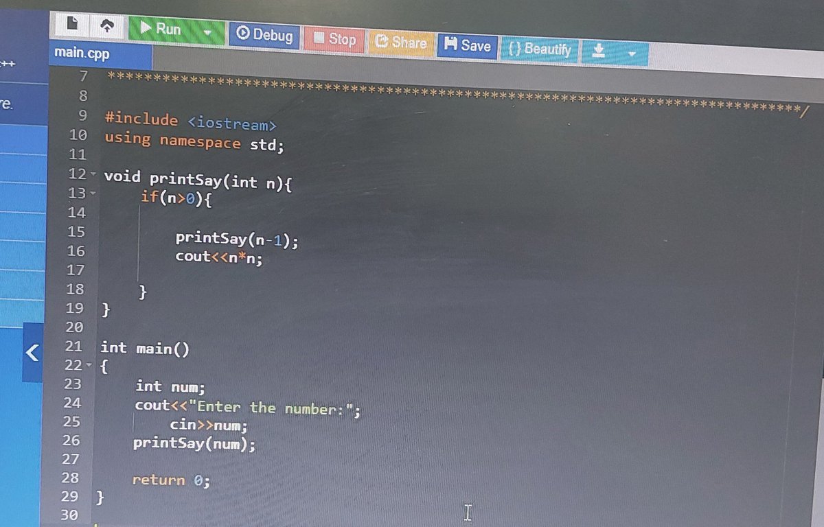 pradipgolui's tweet image. Head Recursion
#cplusplus #clanguage