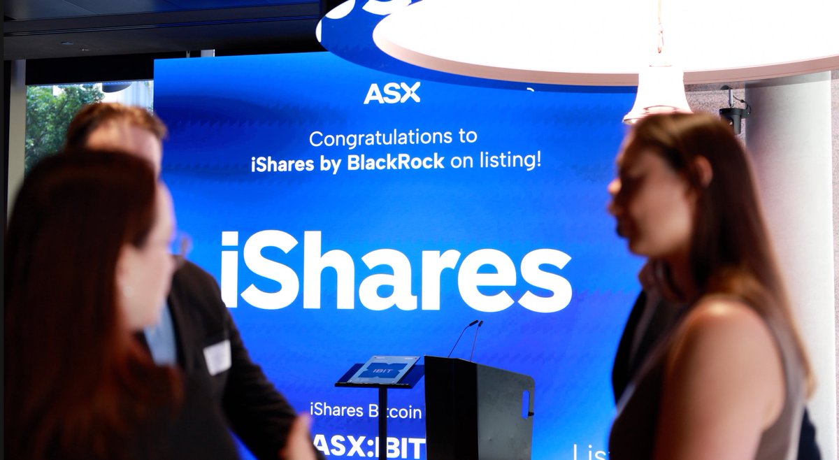 CFBenchmarks's tweet image. BlackRock’s iShares Bitcoin ETF (Ticker: IBIT) is now trading on the @ASX - marking a breakthrough for regulated crypto access in Australia.

Utilising the CME CF Bitcoin Reference Rate – New York Variant (BRRNY), IBIT gives investors regulated, physical exposure via traditional…