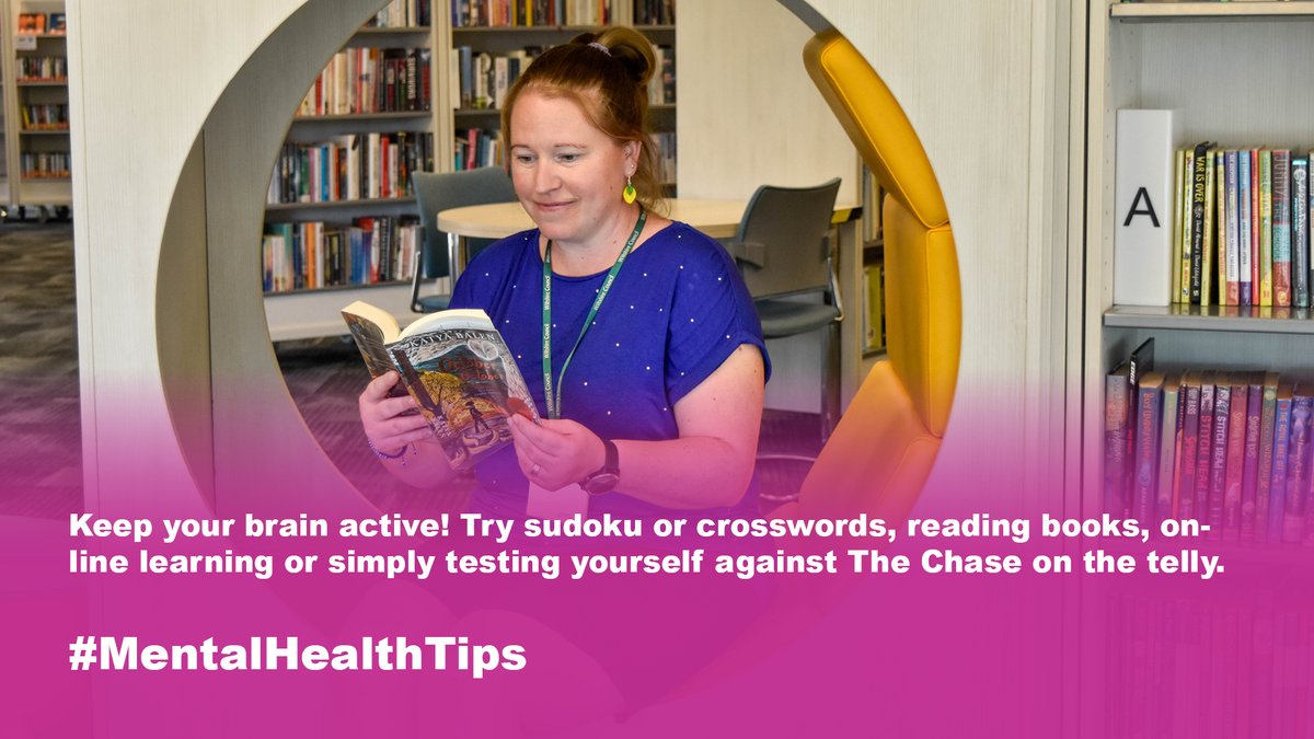 WiltsC_Careers's tweet image. Did you know that keeping your mind active can work wonders for your memory, help reduce stress and anxiety? Whether it’s solving puzzles, reading or learning a new skill, engaging your brain can lead to improved mental clarity. 📚✨

#MentalHealthTips