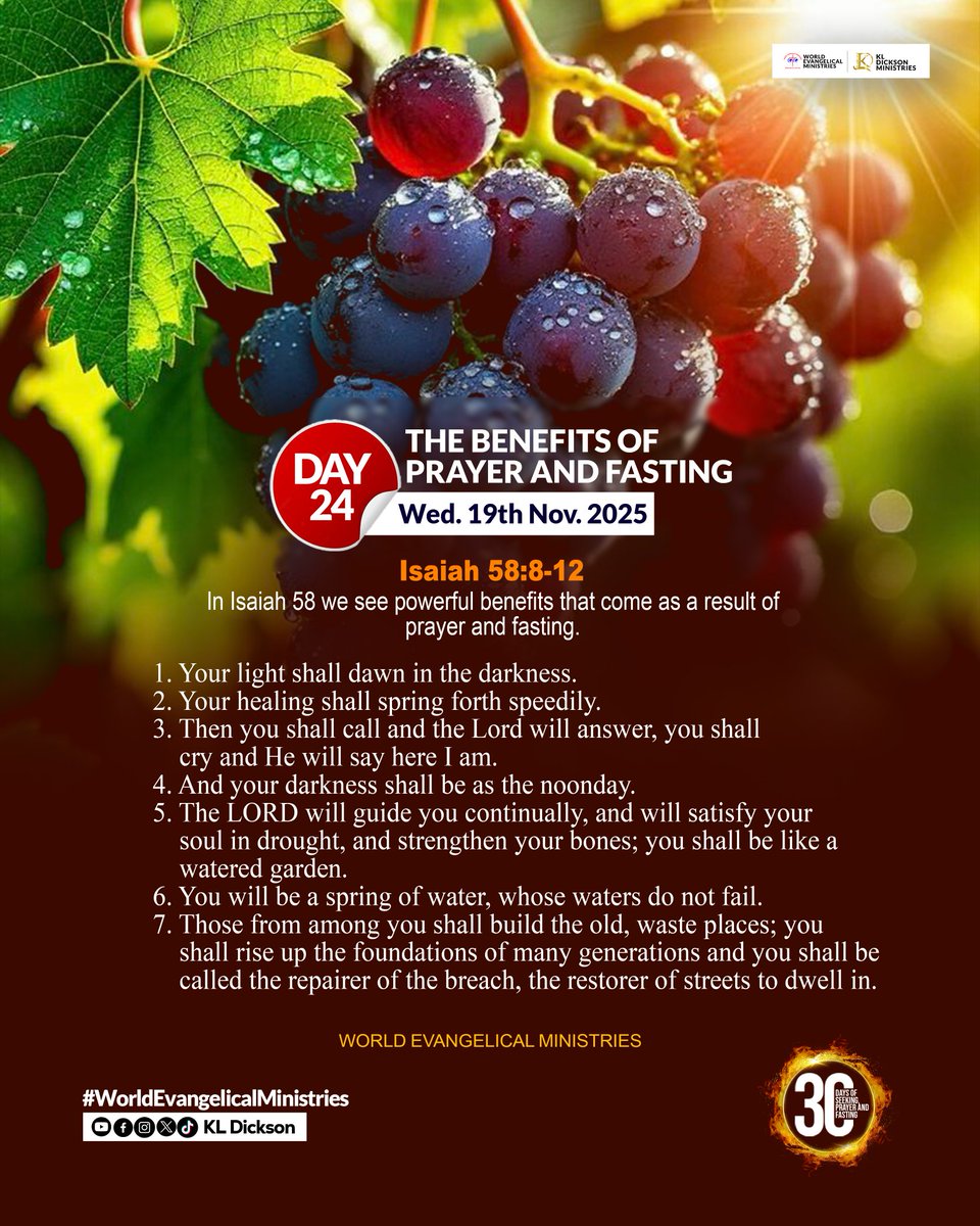kl_dickson's tweet image. #PrayerAnfFasting Series
#WorldEvangelicalMinistries