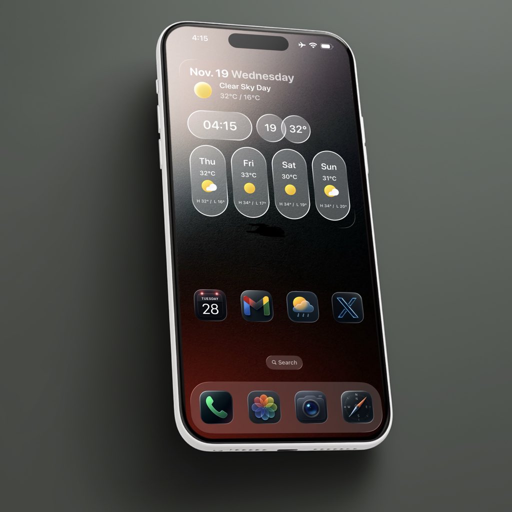 Ahmadansari2233's tweet image. iOS 26 Setup