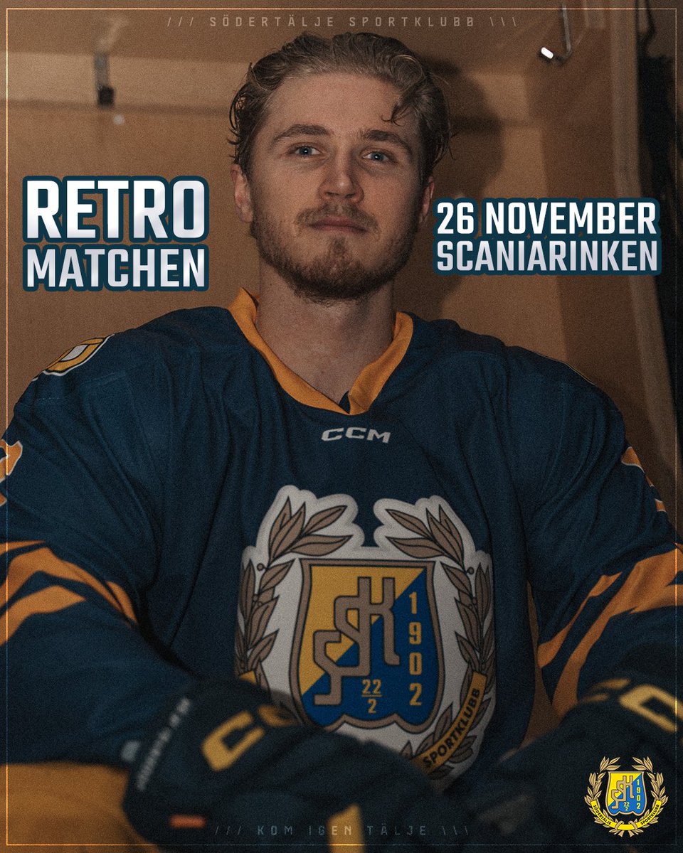 SodertaljeSK's tweet photo. 95/96. Tillbaka för en kväll. Retrotröjan är här💛💙

26 november | 19:00 | Scaniarinken 

Stort TACK till våra fantastiska tröjsponsorer som möjliggör en reklamfri tröja för en kväll 🤝 https://t.co/HxOapEpEv9