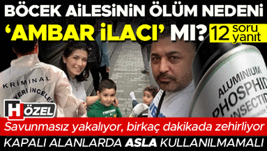 Hurriyet's tweet photo. Böcek Ailesi'ni yok eden ihmal! Ölüm sebebi ALÜMİNYUM FOSFİT mi? | Havalandırmak yetmiyor, küçük miktarlarda bile ölümcül olabilir
@batisedef haberi
https://t.co/foFzVmaHdR https://t.co/aGE2TKFhZm
