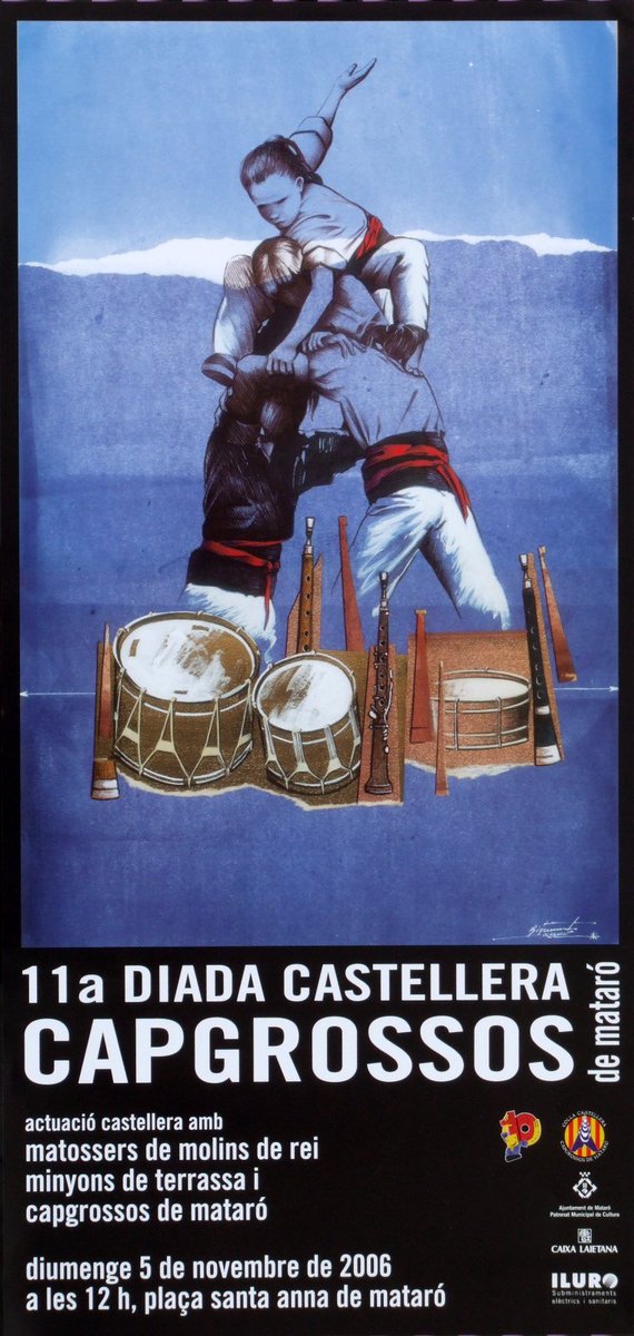 Lamentem profundament el traspàs del pintor i escultor Ricard Jordà. Amb 50 anys de carrera artística, i referent a la ciutat, va encarregar-se del cartell de l'11a diada castellera de la colla. 

El nostre condol a la família i els amics. Descansi en pau.