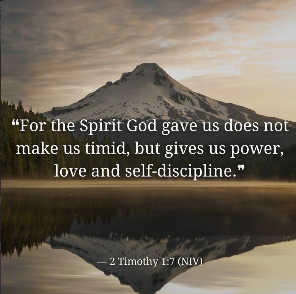 🕊️✝️Good Morning Patriots, Have a Beautiful And Blessed Day🇺🇸🇺🇸🇺🇸

“For the Spirit God gave us does not make us timid, but gives us power, love and self-discipline.”
2 Timothy 1:7 NIV