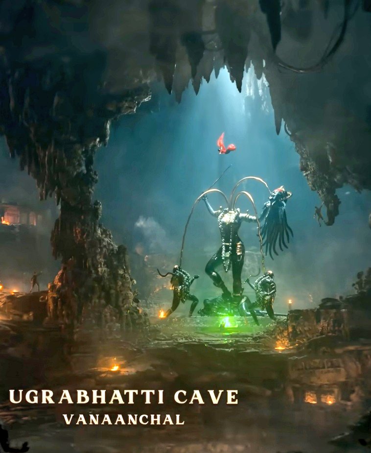 AstroCounselVik's tweet image. Just saw the trailer of Varanasi to the World and this shot of Maa Chinnamasta in the Ugrabhatti cave hit straight in the spine. Goosebumps!!

She&apos;s the Goddess linked to Rahu Mahavidya, she symbolizes the transcendence of ego and the cycle of birth, death, and rebirth (samsara).…