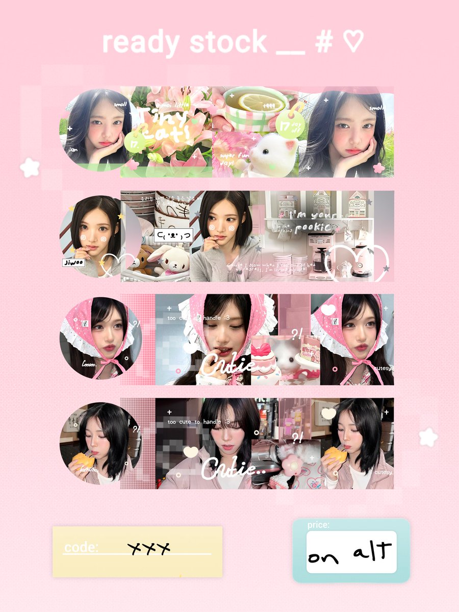 ♡ ⨳ HELP  REPOST?  Thank you! :3

┆ 𓊔 ꕀ Hai! 🖐🏻🐹 𖣠   ໋𓂂 ⋆ Moll datang membawa 8 layout ready stock ⤿ 💧☘️𖤐𓈒⁺ Siap jemput!  ⤷ untuk pricinya chekkie alt-nya yaw . .  D—dankies!  ⸝⸝ ✌🏻📮₊ ˚ ୨୧

꒰  #zonauang #zonajajan ꒱