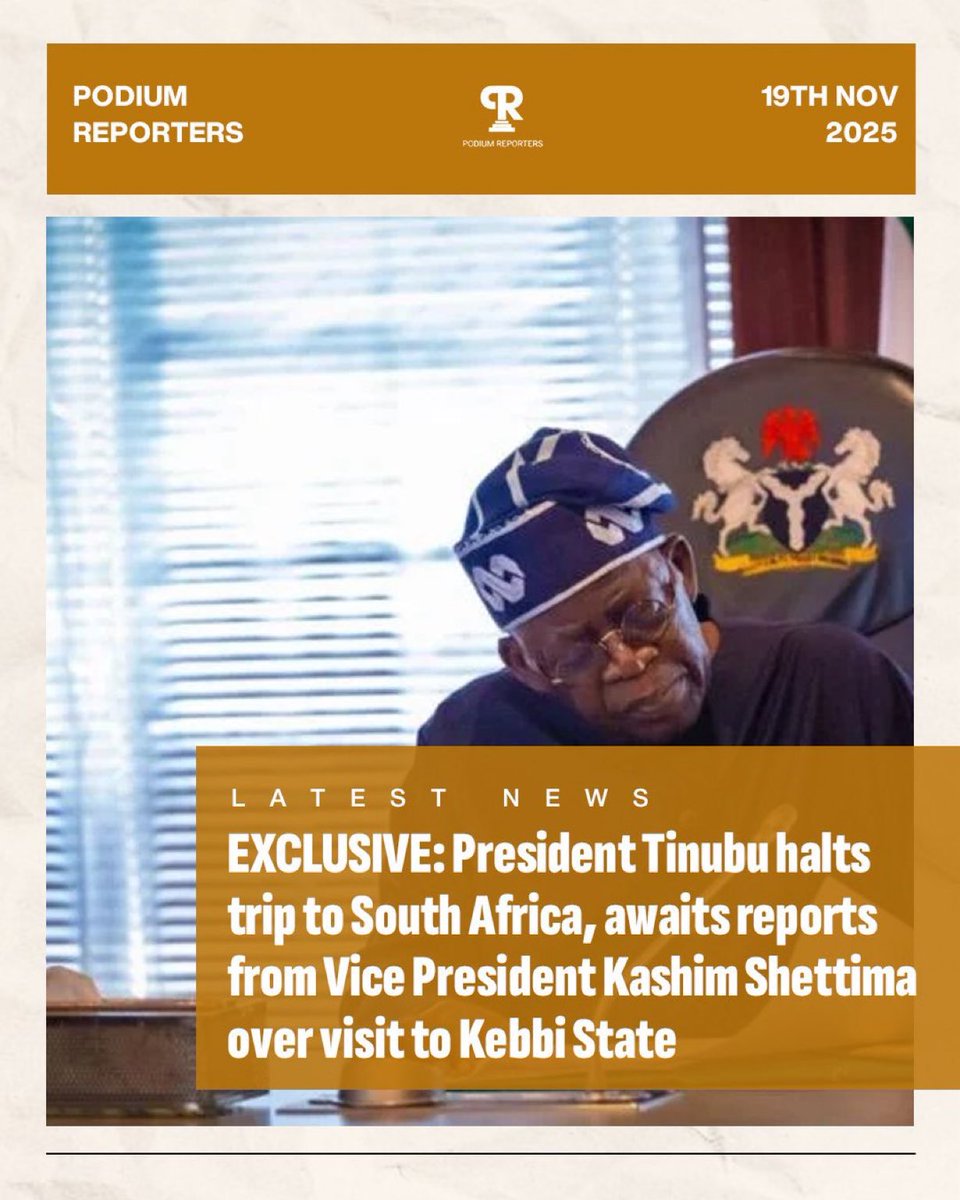 dipoaina1's tweet image. Step1. President Tinubu cancels trip to South Africa. Good ✅ 

Step 2: Ban open grazing
               Implement state police

Step 3: Ban shariah law 
               Build schools for the Almajiri, you can deduct some % of FAAC from the affected states .

Step 3: Build the…