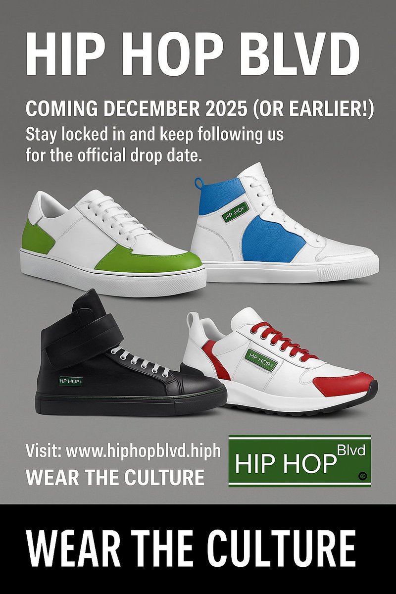 HipHopBlvd5's tweet image. From Rae 👟🔥

Hip Hop Blvd is stepping into the future of the culture — one sneaker at a time.
Rock the original
Cop yours today ➡️ aliveshoes.com/hiphopblvd
And always visit hiphopblvd.hiphop for more!

#HipHopBlvd #WearTheCulture #SupportTheMovement #RaeSpeaks