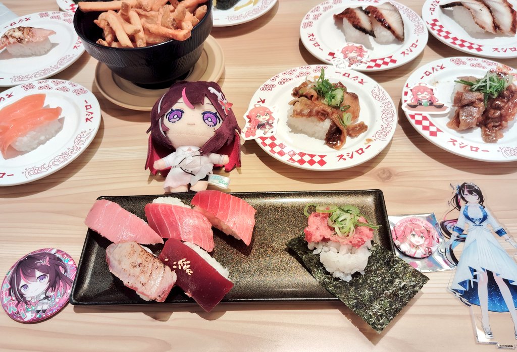 camp_camp0304's tweet image. AZKi SOLO LiVE 2025 &quot;Departure&quot;
本日開催！おめでとうございます㊗️

仕事で現地に行けなかったので今日から開催のスシロー×さくらみこコラボ参加😃

みこちピックは全種コンプ😃
なでさんとのピンク色髪同盟が出来た😁✌

#AZKi
#さくらみこ
#各務原なでしこ
#スシロー