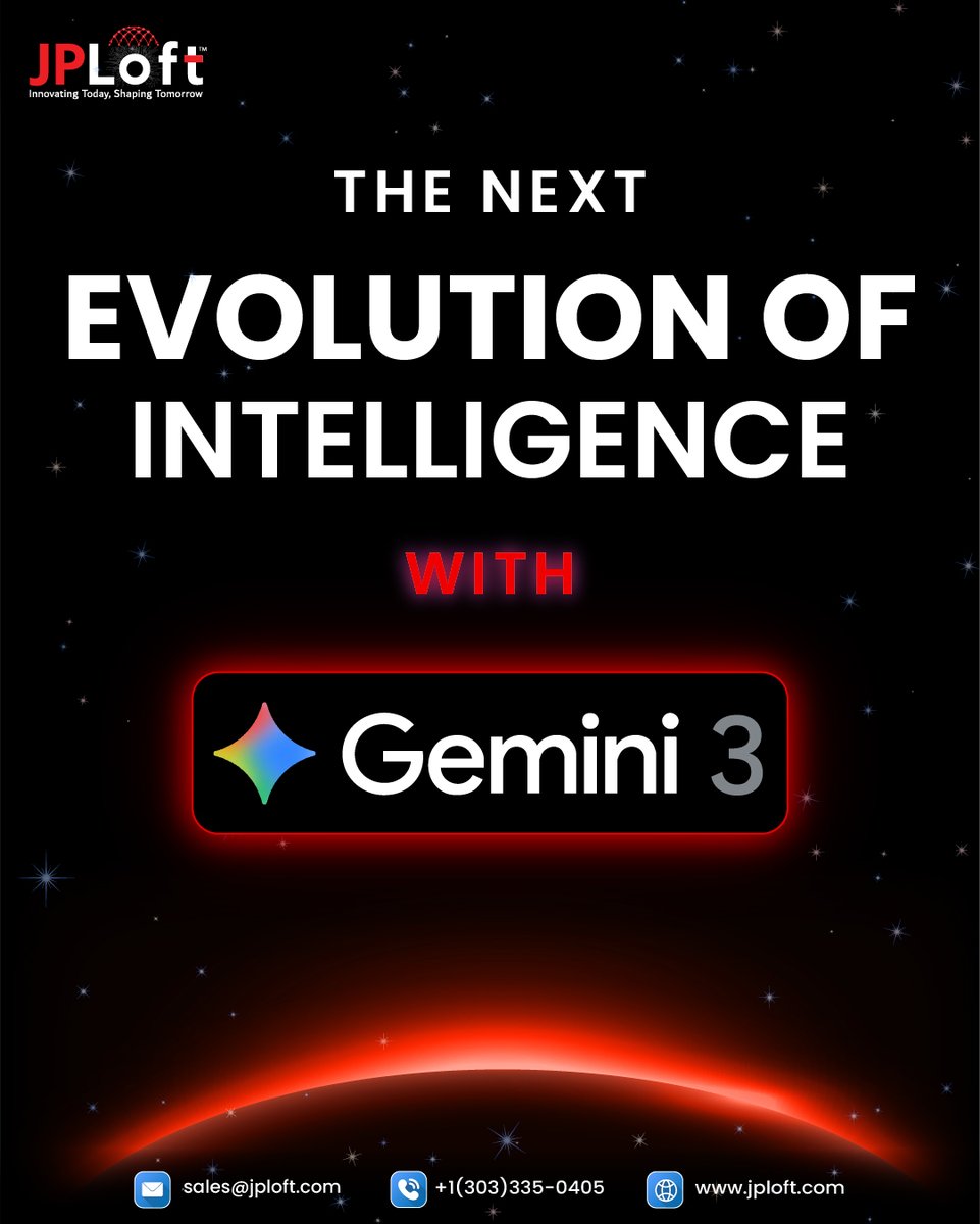 jploftsolutions's tweet image. Google launches Gemini 3 alongside Antigravity, marking a major leap in AI capability and developer experience.

#GooglelaunchedGemini3 #Gemini3 #GoogleAI #Antigravity #AI #AIModel #AIInnovation #MultimodalAI #FutureOfAI #JPLoft #GoogleUpdates