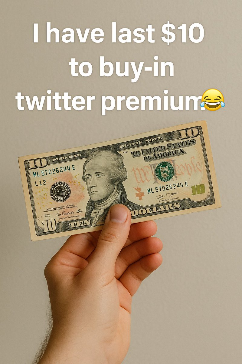 Mijan2k3's tweet image. Lost all my money in crypto, now using my last $10 to buy Twitter Premium…
Elon please verify me 😭😂