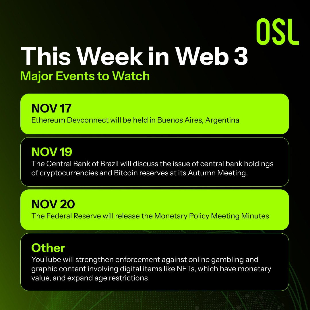 osldotcom's tweet image. 🔈Web3 Weekly Highlights — Check them out!🎉

◽️Full details here : osl.com/hk-en/bits/art…