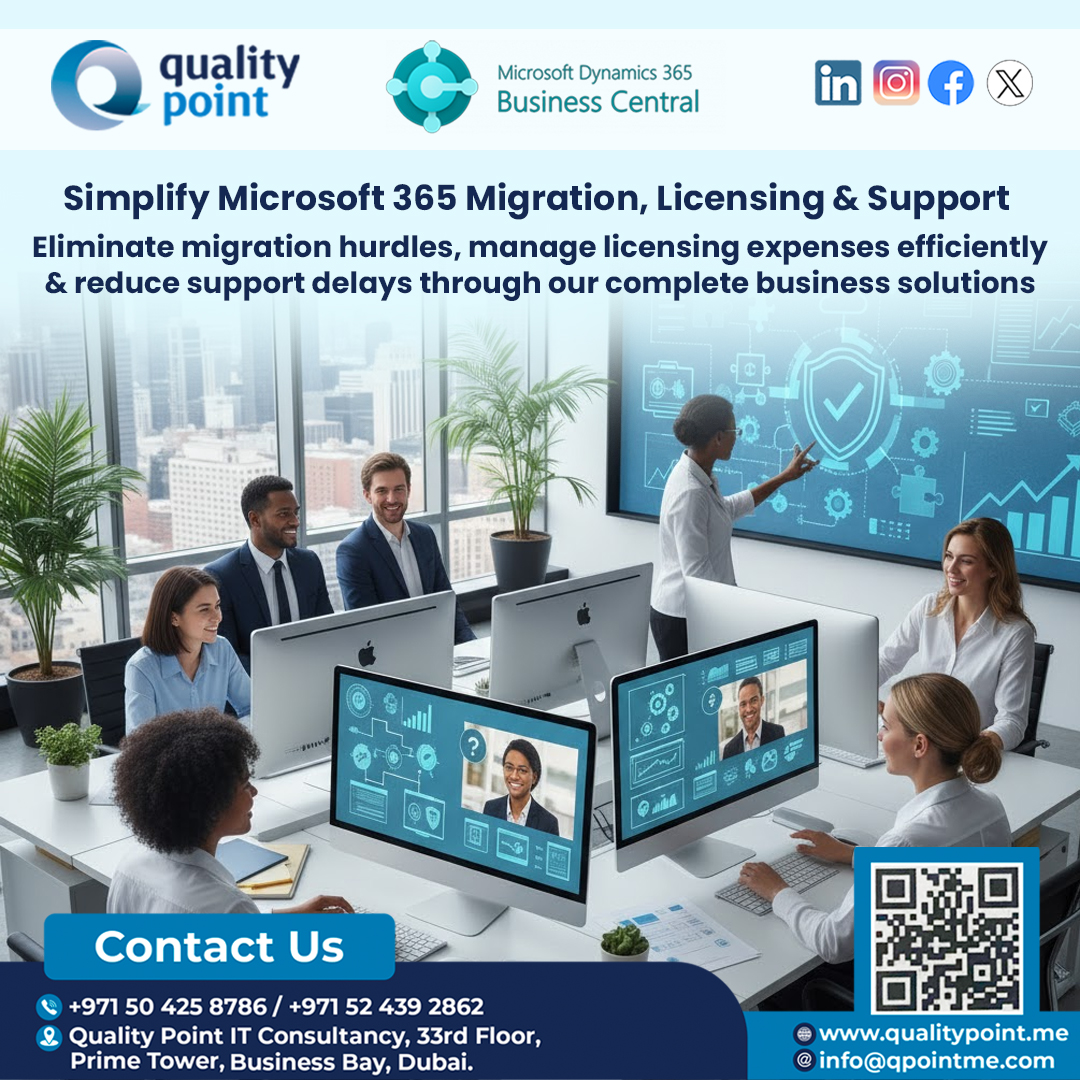qualitypointdxb's tweet image. 𝗘𝗳𝗳𝗼𝗿𝘁𝗹𝗲𝘀𝘀 𝗧𝗿𝗮𝗻𝘀𝗶𝘁𝗶𝗼𝗻 𝗮𝗻𝗱 𝗦𝗺𝗮𝗿𝘁𝗲𝗿 𝗠𝗮𝗻𝗮𝗴𝗲𝗺𝗲𝗻𝘁 𝘄𝗶𝘁𝗵 𝗠𝗶𝗰𝗿𝗼𝘀𝗼𝗳𝘁 𝟯𝟲𝟱

Switching to Microsoft 365 can bring challenges such as service interruptions, unexpected license expenses and slow support. 

#Microsoft365 #microsoftdynamics