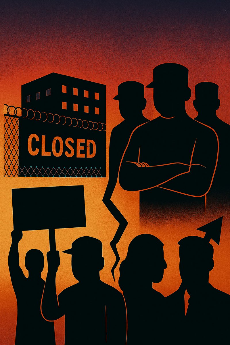 PrisonCoruption's tweet photo. Bare Hill prison is closing.   1,400 beds, ~600 people inside. Budget allowed 3 closures — Hochul chose 1.

Officers strike over understaffing yet oppose a closure that could ease it. This isn’t reform. It’s contradiction.

https://t.co/BJAtI2gCfA

#PrisonReform #NY https://t.co/QxzXLF0MEV