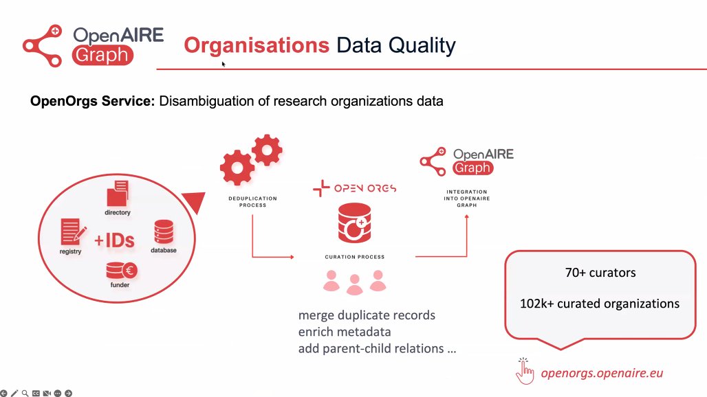 OpenAIREGraph's tweet image. Happening now! #OpenAIREGraph Service Manager @claudioatzori explores how national #research outputs can gain global visibility &amp;amp; impact through the #OpenAIRE Graph.
Missed out? Get all past recordings &amp;amp; presentations here graph.openaire.eu/community-calls
