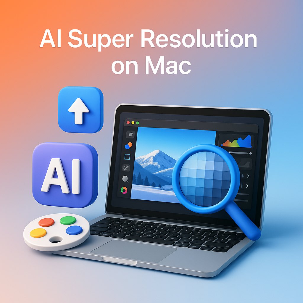 oscarsuiza's tweet image. 🎨 Pixelmator Pro&apos;s AI-powered ML Super Resolution upscales images 4x with stunning clarity. Mac&apos;s Neural Engine makes magic happen locally. What creative AI tools are you using? #MacAI #CreativeTools #ImageEditing