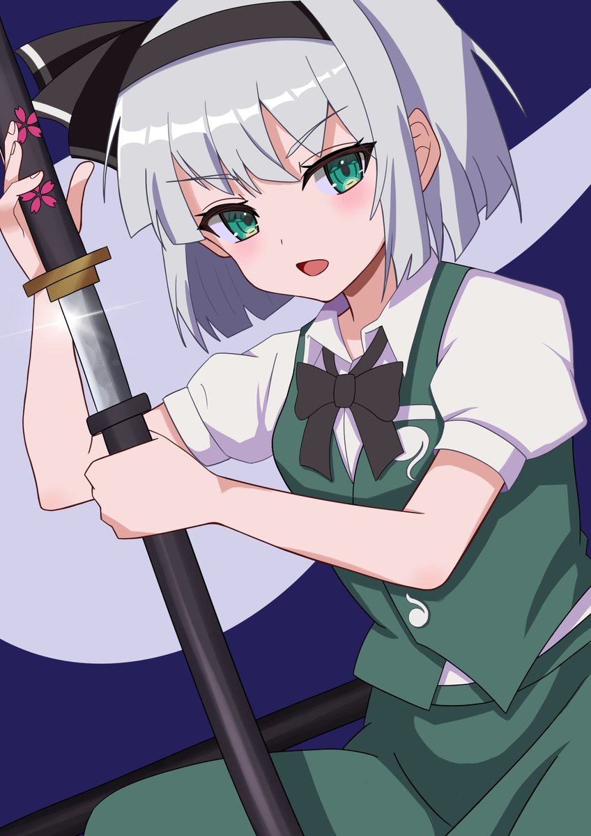 魂魄妖夢
「斬れぬものなど、あんまり無い！」
#東方Project