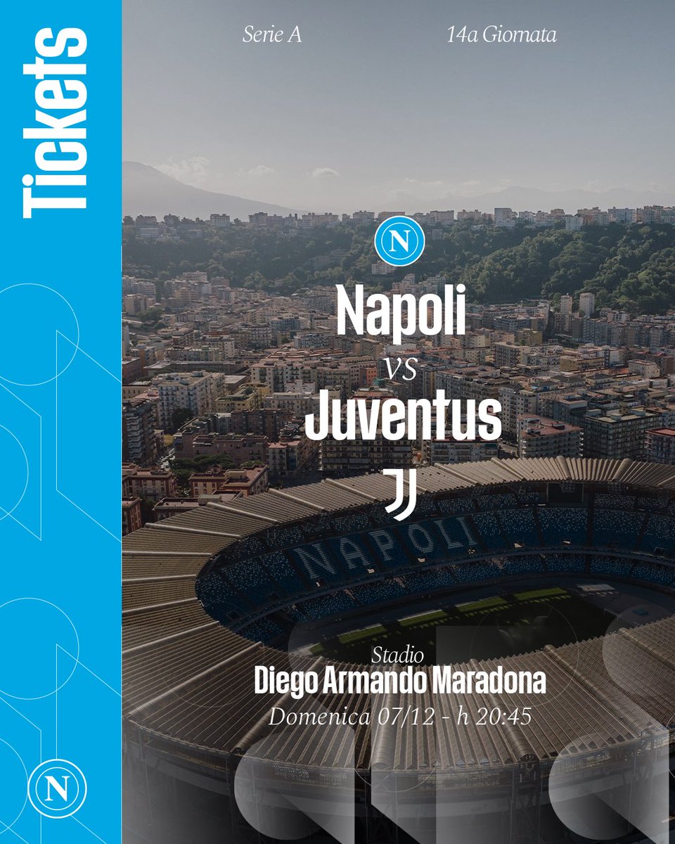 Image for the Tweet beginning: ⚽ Napoli vs Juventus
🗓 7