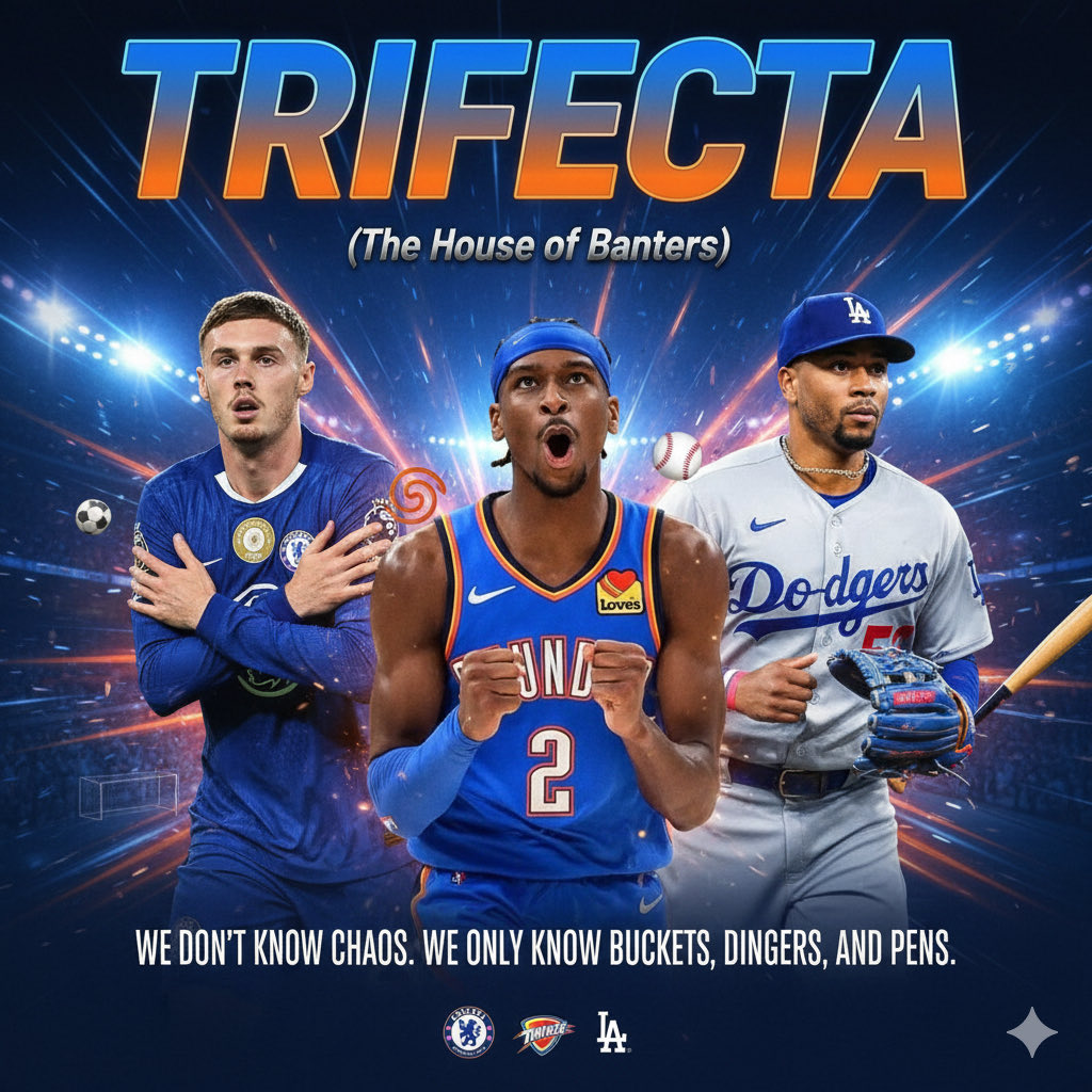 TrifectaBanter's tweet image. TRIFECTA: The Only Three Guys Allowed to Be Calm

We’re not talking about the rest of the squads right now. This is the core. The foundation. The 3-man collective that gets it done without breaking a sweat while everyone else is in chäos.

🥶 Palmer: Too cool for your defense…