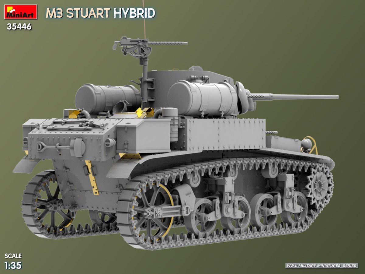 MiniArt_Models's tweet image. New #MiniArt Kit Coming Soon:
35446 M3 STUART HYBRID
miniart-models.com/product/35446/
Plastic Model Kit Scale 1:35