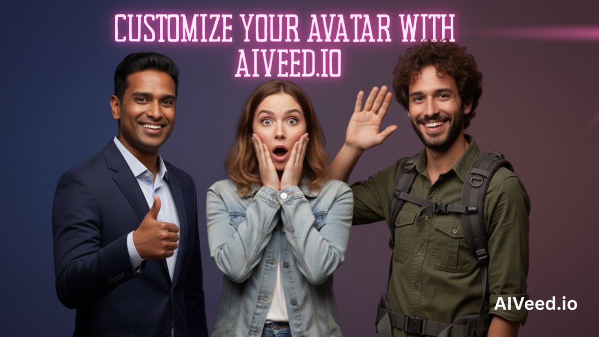 AIVeed_io's tweet image. You can customize your AI avatar in seconds using AIVeed.io 🤯🔥

Change the avatar, outfit, profession, background -EVERYTHING.

Start customizing today→ aiveed.io

#AIVeedio #AIAvatar #AvatarCustomization #ContentCreation #AIContent #DigitalAvatar