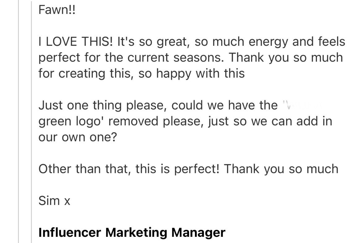 UGCwithFawn's tweet image. I LOVE feedback like this!! 

#ugcuk #ugc #ugccommunity #ukugc