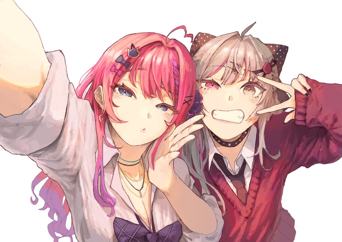 はいチーズ！
#のぞめるの絵 #流石神絵師 #もちめるあーと