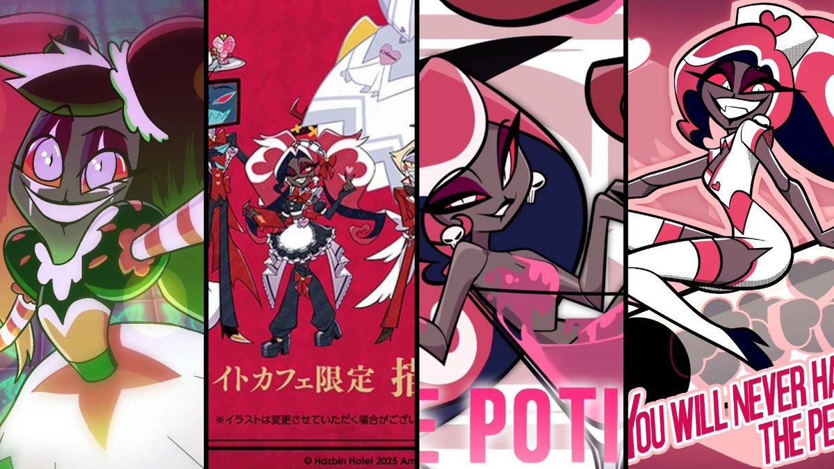 ★·. all Velvette looks #HazbinHotel
(2/2)