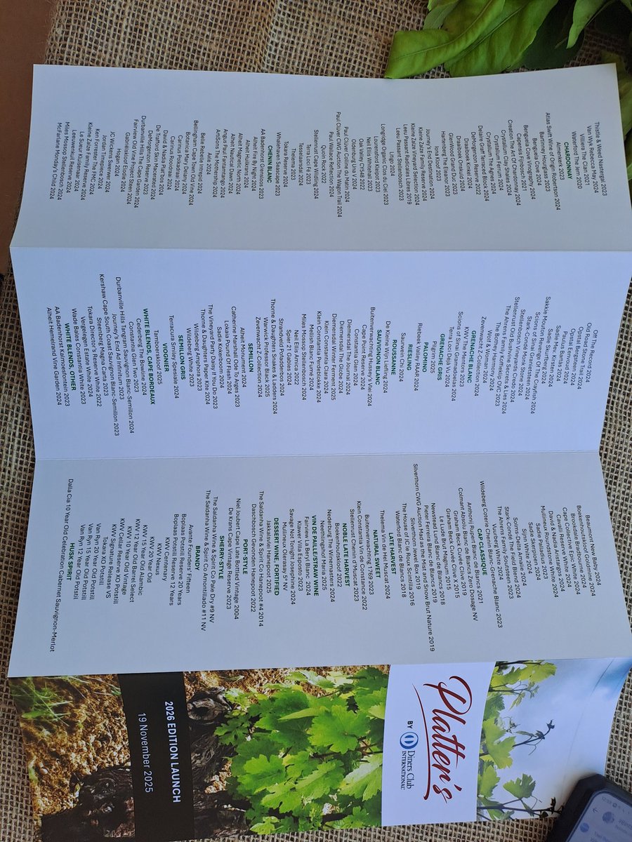 <a href="/JohannBiermann1/">Johann Biermann 🇿🇦</a> <a href="/wineonaplatter/">Platter's Wine Guide</a> <a href="/Swartland/">Swartland Wine & Olive Route</a> There you go