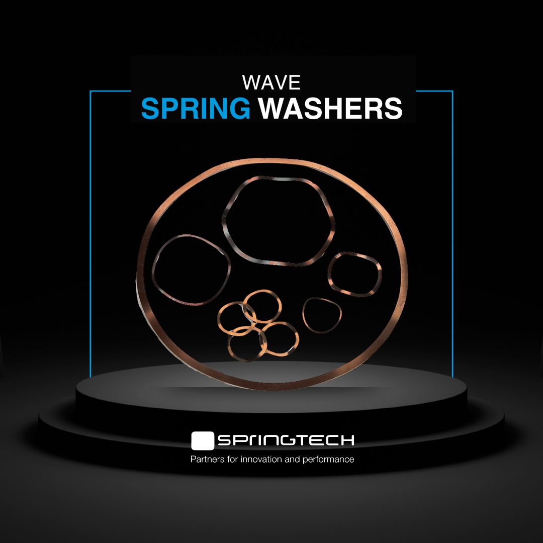 Springtech_UK's tweet image. Where uniform force is needed around a circumference, our wave #springwashers get the job done.

With higher load ratings in confined spaces vs standard compression #springs, they’re ideal for valves, pumps, seals and more.

Discover more: bit.ly/3Te0UJn